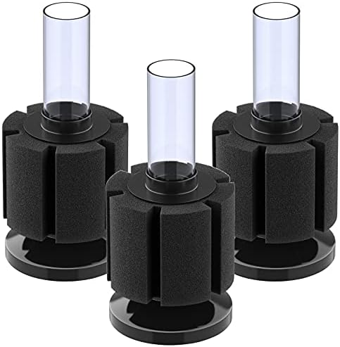 Pawfly 3 pack sponge filter components and fine foam texture