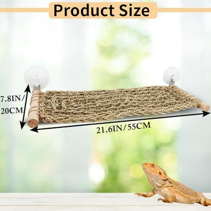 Badwalt reptile hammock for chameleon and gecko climbing