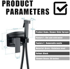 Installation components of Wrkmh bidet sprayer set