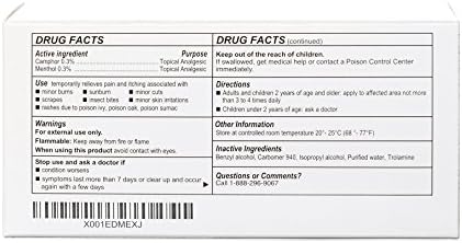 Rhuli fast acting non greasy anti itch formula for insect sting relief