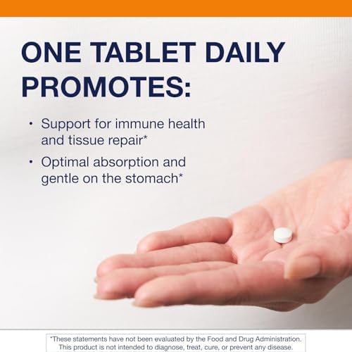 Authentic USA imported Metagenics Zinc AG chelated mineral tablets packaging