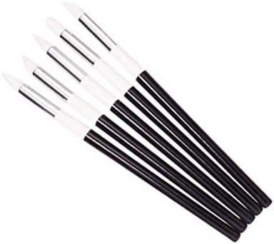 Set of five nail polish cleanup pens for professional use