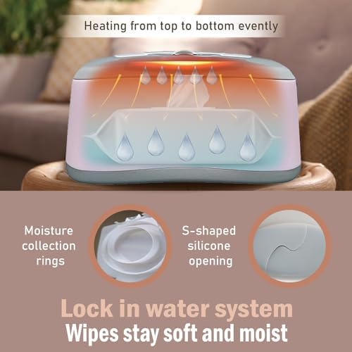 Gogo Pure baby wipe warmer with easy press on off switch