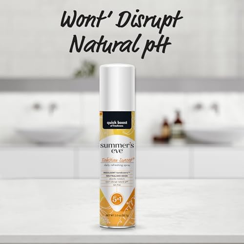 Compact 2 ounce Summer's Eve spray for travel hygiene