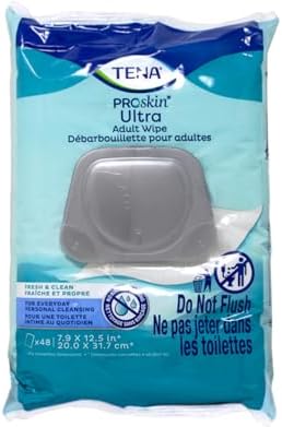 Tena Skincare Incontinence Washcloths pack of three