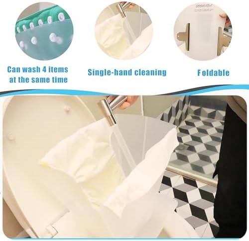Diaper rinsing shield positioned over a toilet bowl