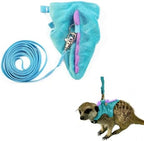 Soft comfortable pet walking harness side profile displaying the reinforced quick-release adjustment buckles.