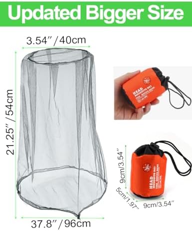 Compact storage pouch for mosquito head nets