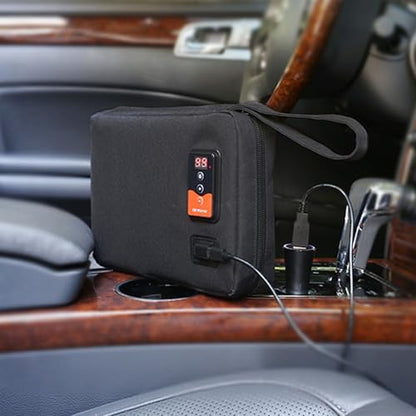 Chiciris wipe warmer showing open lid and large capacity interior.