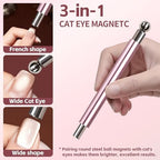 Magnetic pen tool for creating cat eye gel polish designs