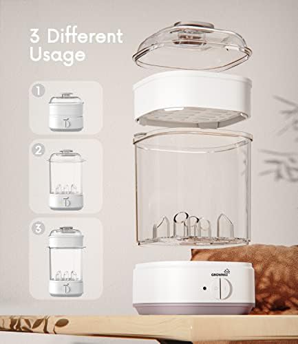 Grownsy steam sterilizer lid and basket components