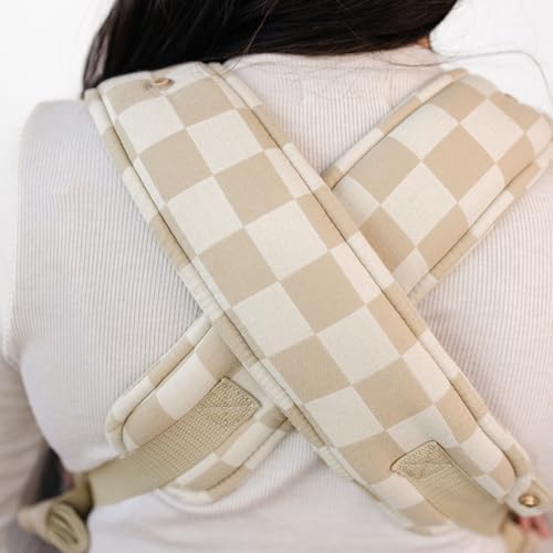 Side view of breathable fabric on Ava & Oliver carrier