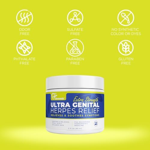 Close up of Dermveda Ultra Genital Herpes Relief Cream texture