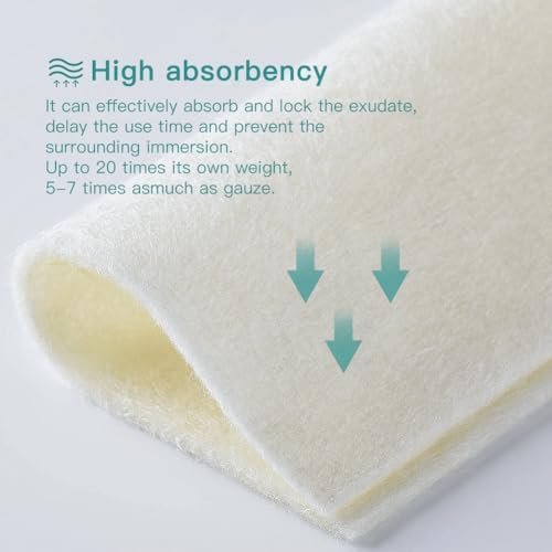 Dimora four inch by four inch sterile alginate patches for ulcer care