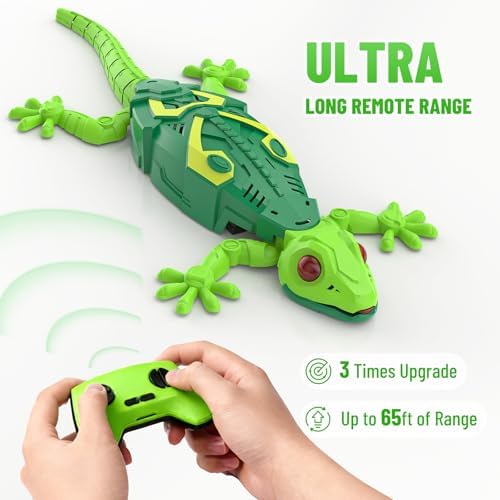 RC wall climbing gecko with 2.4GHz remote controller
