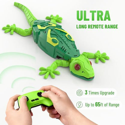 RC wall climbing gecko with 2.4GHz remote controller