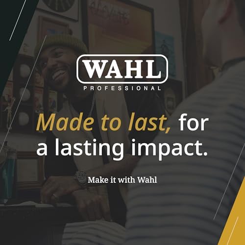 Wahl Professional cordless trimming kit showcasing the three extra wide trimming guides and cleaning brush.