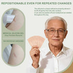 USA imported Hysimedy allergy safe bandages packaging displaying product dimensions and sterile specifications.