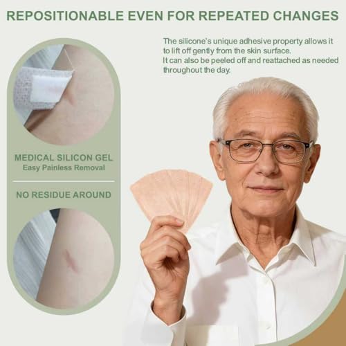 USA imported Hysimedy allergy safe bandages packaging displaying product dimensions and sterile specifications.