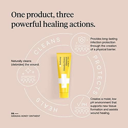 First Honey sterile first aid ointment imported from the USA for family wound care.