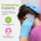 TheNitFairies - Professional Head Lice Comb for Kids/Adults, Unique Comb Design for Effective Head Lice Treatment, Fine Stainless Steel Teeth, Made for All Hair Types (Long, Short, Curly) - Pack of 2 - Image 5