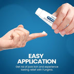 Authentic imported FUNGINIX skincare product packaging detailing benefits.