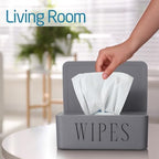 Close up of silicone seal on Singhoow baby wipes dispenser lid
