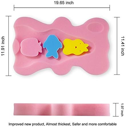 Fiabc infant bath cushion with integrated soap dish detail