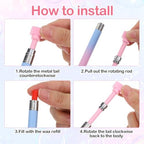 Using the wax pen for professional nail art