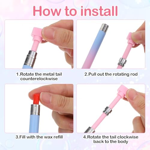 Using the wax pen for professional nail art
