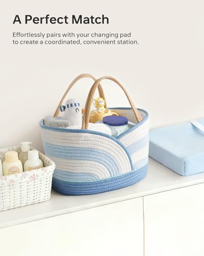 Babygreat diaper caddy lifestyle shot in a nursery setting