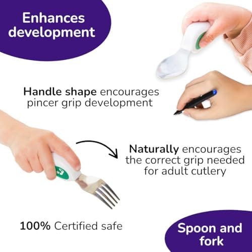 Close up of Doddl stainless steel spoon and fork tips