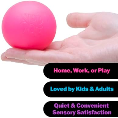 Close up view of the durable hypoallergenic outer shell of NeeDoh toy