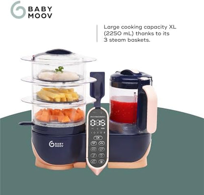 Babymoov multi speed baby blender and steamer unit details
