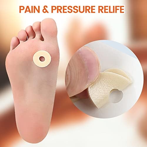 Assorted shapes of soft foam callus pads for targeted toe protection