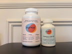 Fullwell prenatal supplement capsules nutritional facts label closeup