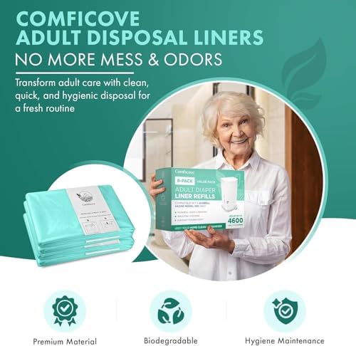 Close up of Comficove continuous liner refill roll texture