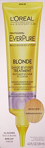 L'Oreal Paris Hair Care Expertise Everpure purple mask packaging displaying volume in fluid ounces.