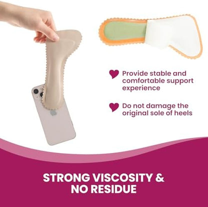 Bukihome leather surface cushion pads for sweat absorption in sandals.