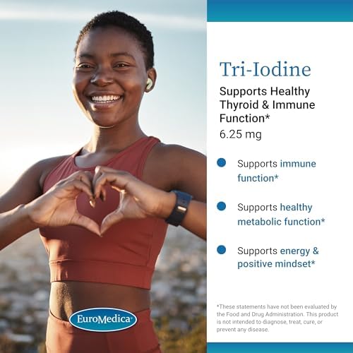 Euromedica Tri-Iodine supplement facts label detail