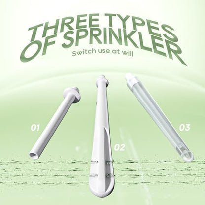 GNEGKLEAN electronic enema machine with multiple silicone nozzle attachments and hose.