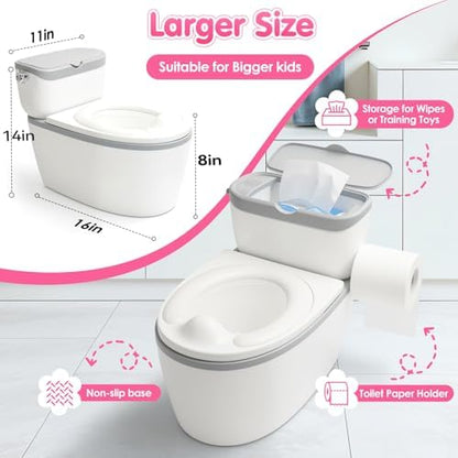 Close up of realistic flushing sound button on potty