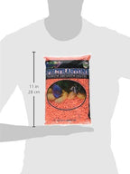 Side profile view of 5 pound bag of aquarium gravel