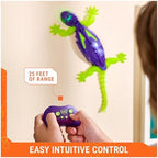 Hex Bots Gecko showing glow in the dark LED eyes