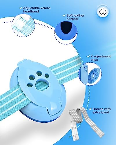 Zohan baby ear protection with included replacement headband