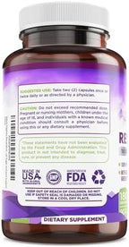 Biodora Resveratrol 1600 milligrams dietary supplement lifestyle display