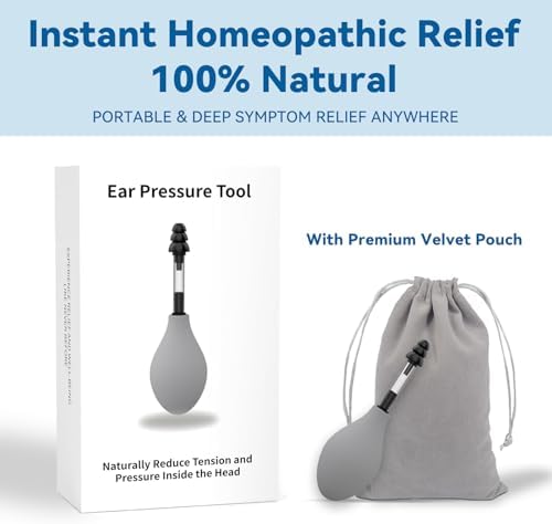 Three different sizes of interchangeable silicone earplugs for the inner ear balance tool.