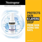 Water resistant facial sun protection for swimming and outdoor activities