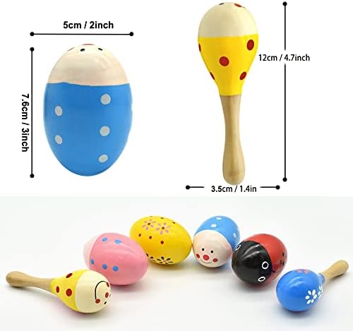 Hayder classroom musical instrument toy kit packaging details and dimensions.
