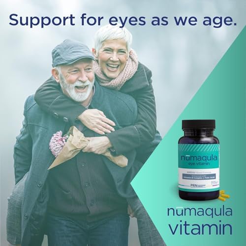 Back view of Numaqula eye vitamins showing supplement facts